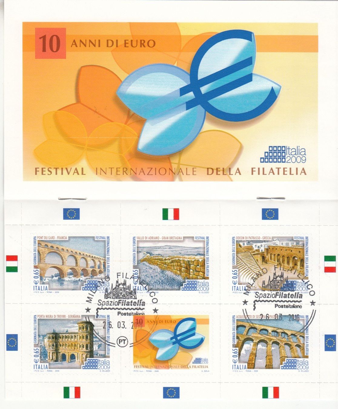 Tutti i francobolli: Italien 2009 mit ET – Usato da Bürglen TG venduto da StampGraf 8