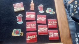 Coca-Cola Pins, seltene Sammlung, diverse Länder, Top!