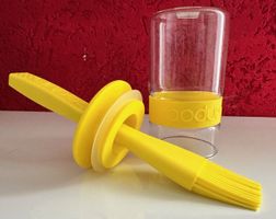 Bodum - Marinaden-Glas mit Pinsel - Gelb - Grill