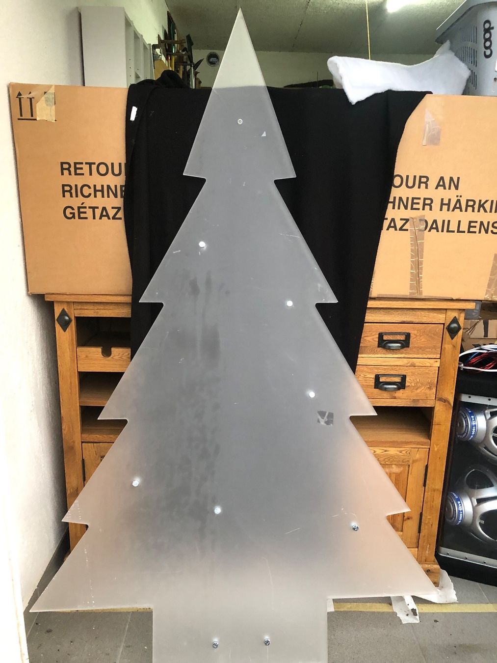 Tutte le decorazioni: Christbaum  Plexiglas Satiniert – Usato da Uttwil venduto da Mirabellablau 1