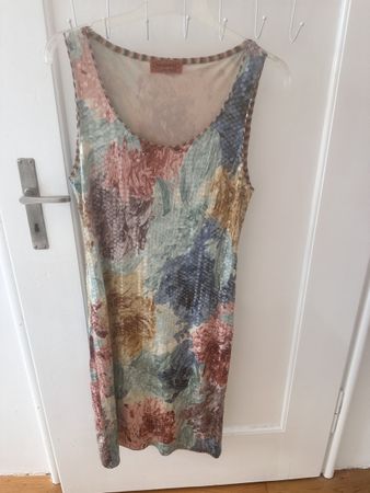 Missoni Paillettenkleid Blumenmuster Gr. M Sommerkleid Sequi