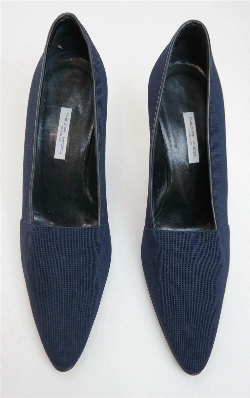 Scarpe da donna: Philippe model paris Damen Schuhe Pumps /blau/ Gr.39 – Usato da Wohlenschwil venduto da ABC-Vintage 2