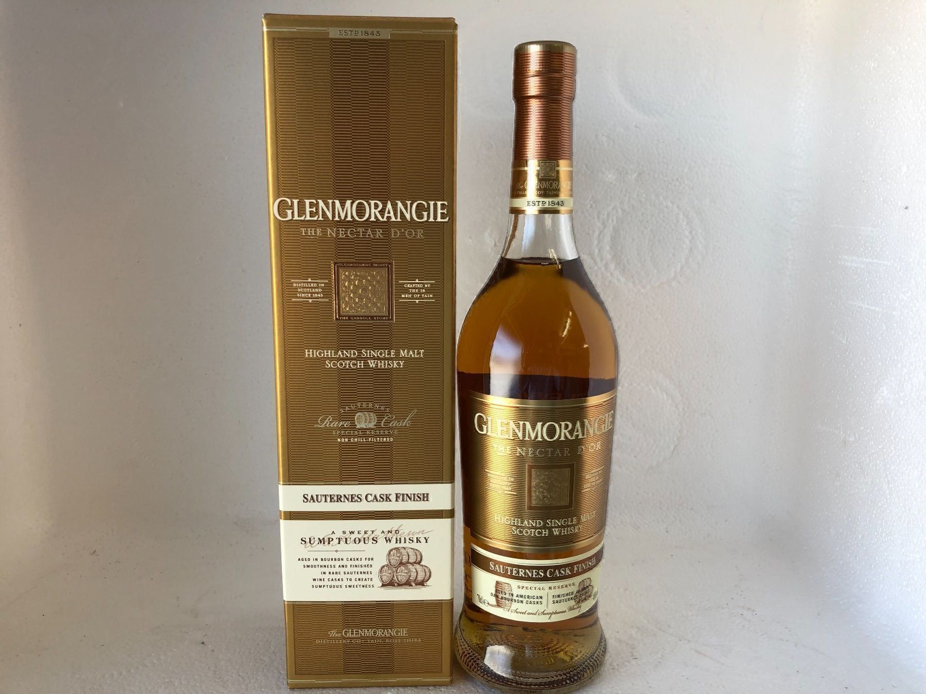 Glenmorangie Spiritueux: Glenmorangie Sauternes Cask Nectar D‘Or – Neuf avec emballage d'origine à Wöschnau par Vinsale
