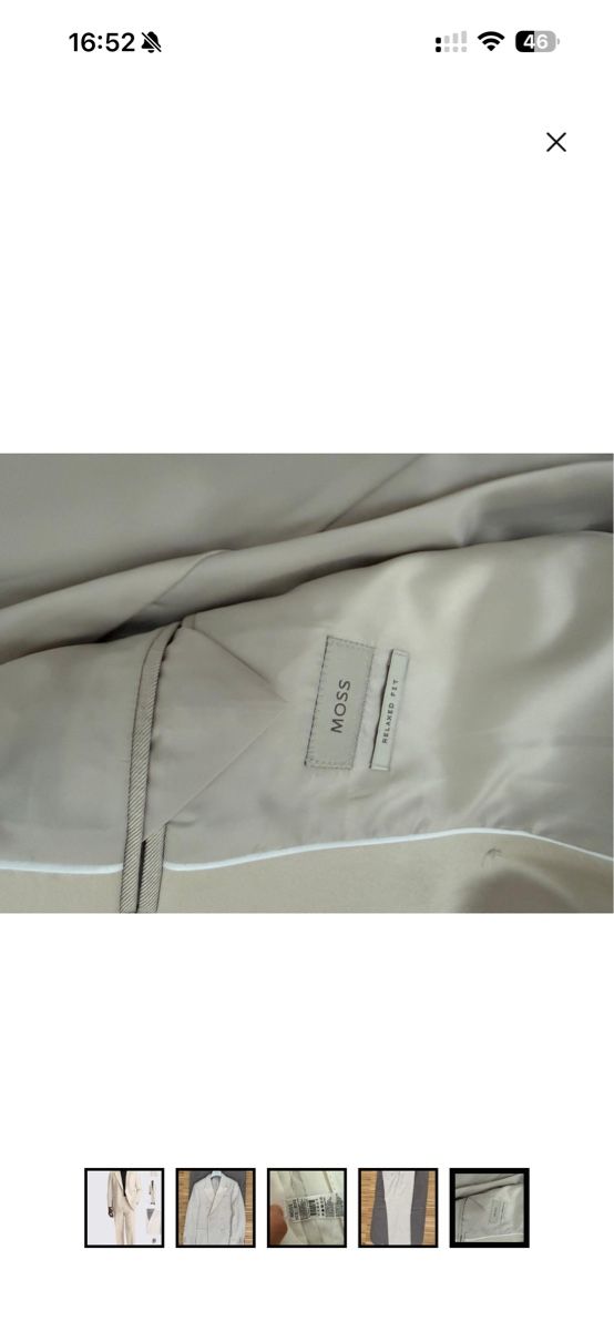 Costumes: Beige Suit // Double breasted – Neuf (Voir description) à Erlenbach ZH par Ah4v 4