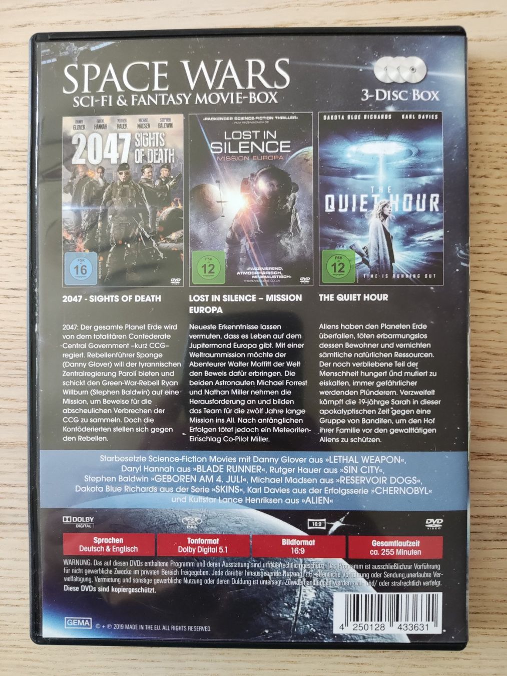 Tutti i DVDs: Space Wars – 3 Sci-Fi Filme Box – Usato da Schaffhausen venduto da philscardstore 1