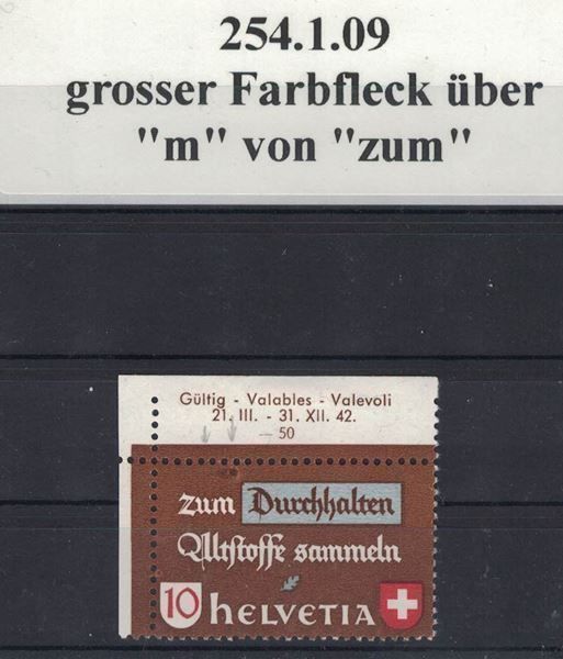 Tutti i francobolli: Altstoffverwertung ** – Nuovo (secondo la descrizione) da Birsfelden venduto da jas54