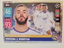 Match Attax 21/22 Real Madrid - Benzema & Rodrygo - Special