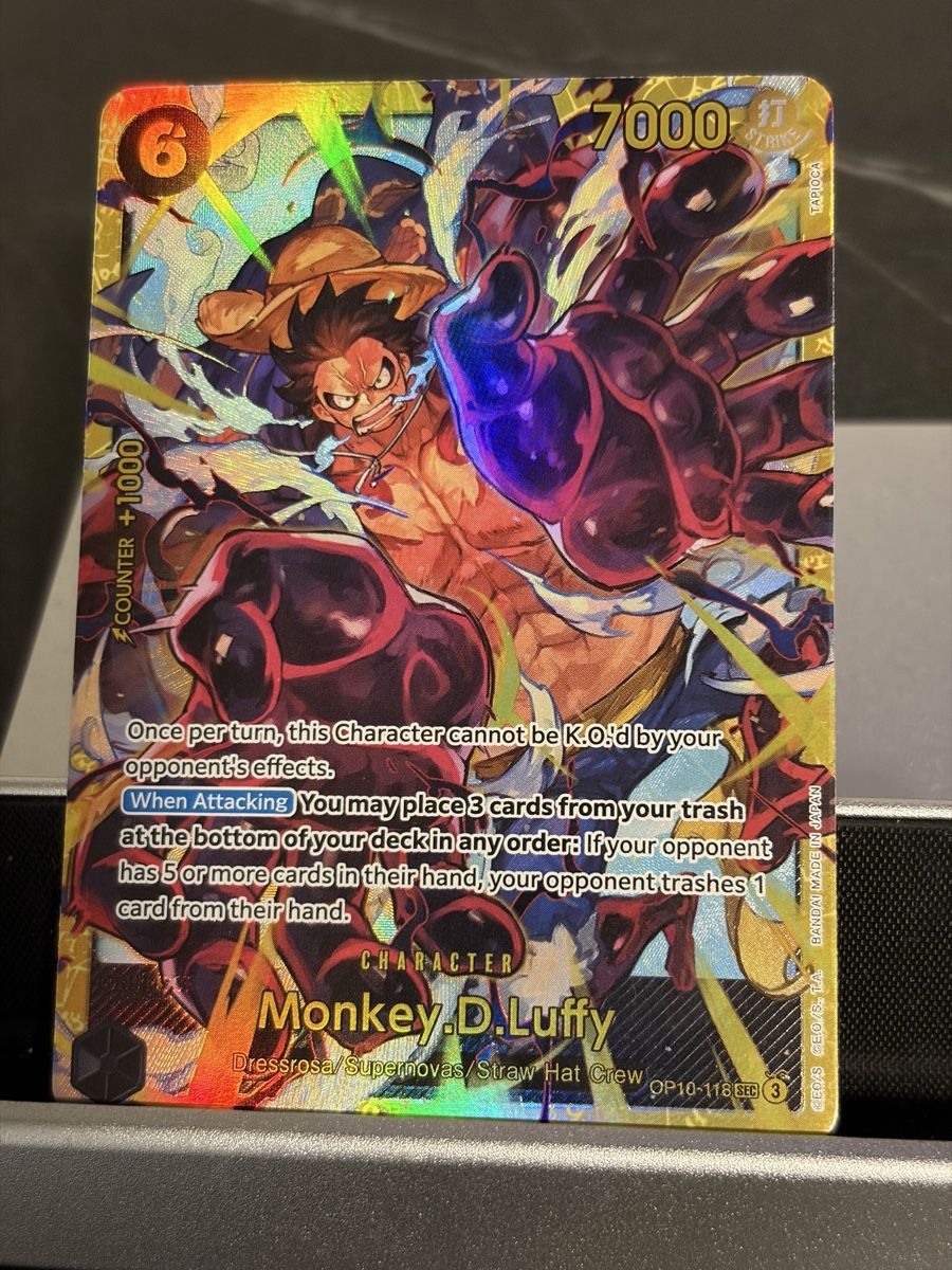 Bandai Carte collezionabili: One Piece OP10-118 Monkey.D.Luffy, Englisch – Nuovo (secondo la descrizione) da St. Gallen venduto da cambitcg