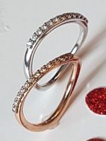 Tolles Ringpaar mit je 13 Brillanten