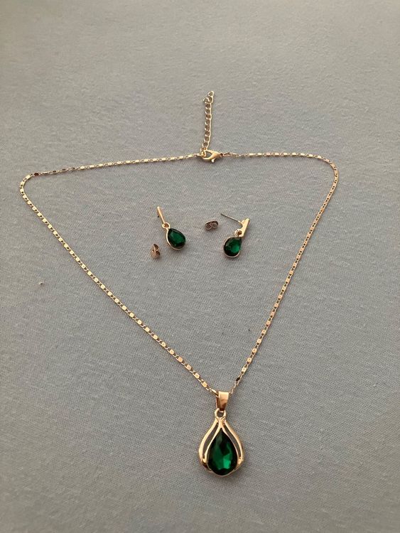 WIDMANN MILANO Party Fashion 50373 – 3-teiliges Schmuckset Für Königinnen, In Gold & Rot, Mit Funkelnden Steinen, Ideal Für Karneval, Mottopartys Und Renaissance-Feste, Einheitsgröße