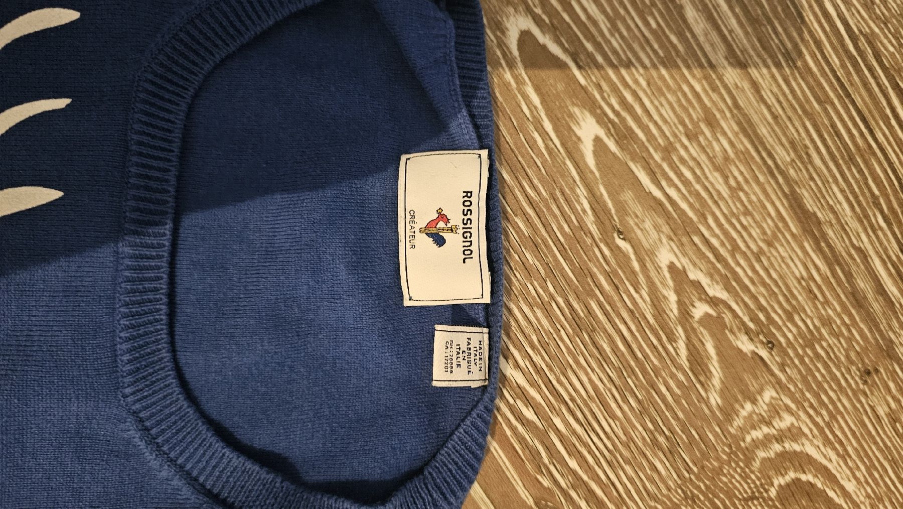 Vestiti: Rossignol Pullover/Kleid blau mit Motiv, Grösse M – Usato da Grüningen venduto da adaja 2