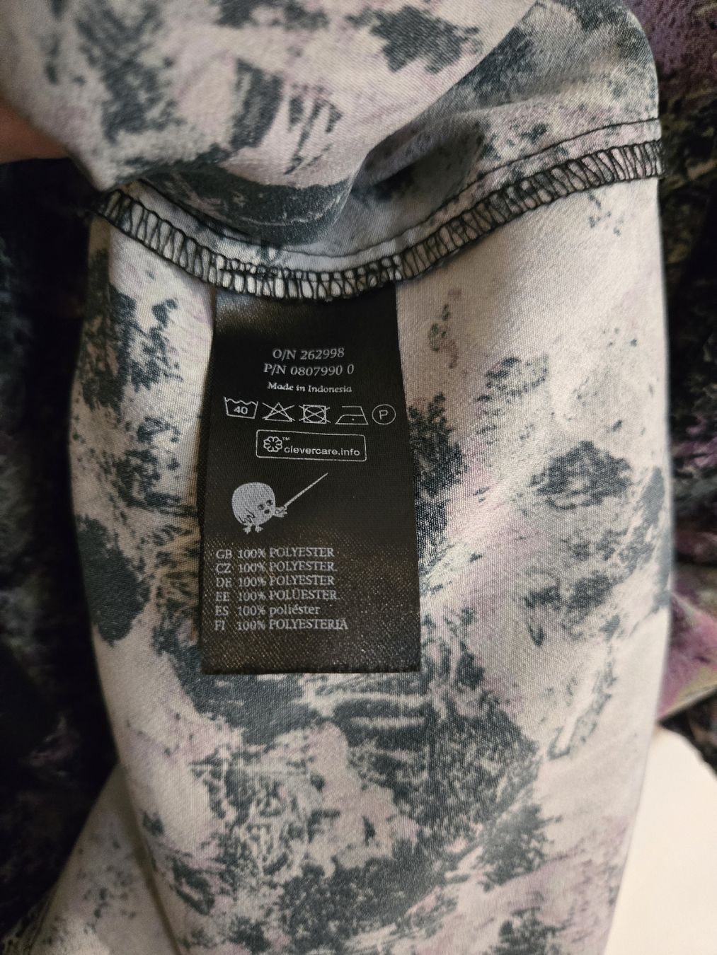 Monki Vestiti: Monki Kleid, Gr. L im coolen Batik Look – Usato da Dübendorf venduto da Timulka 5