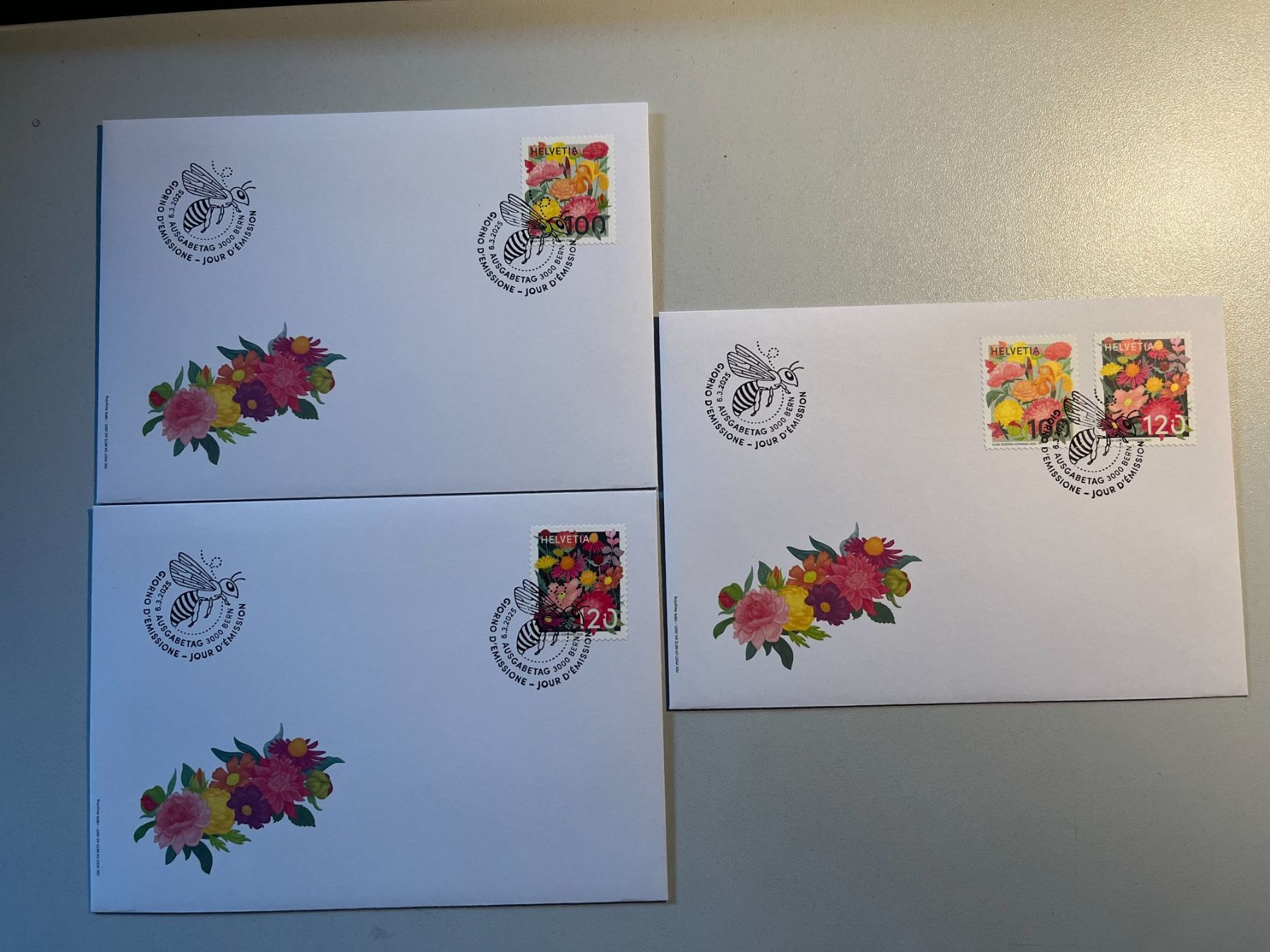 Alle Briefmarken: FDC 2025 / aus 10er Bogen SET - nicht im Abo – Neu (gemäss Beschreibung) aus Arch von Liam1919