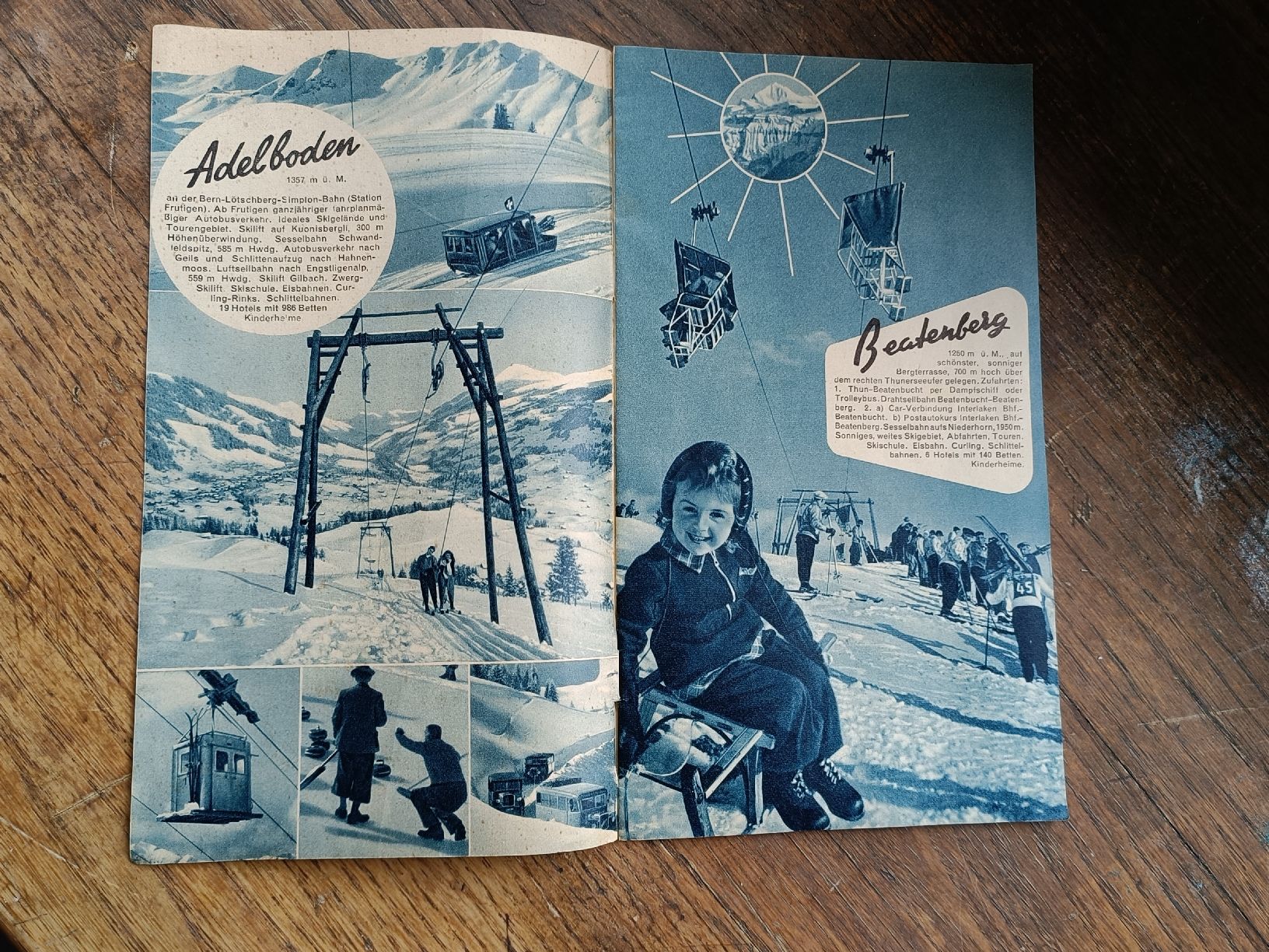 Documenti: Alter Prospekt / Berner Oberland - Ausgabe ca. 1939 – Usato da Brugg AG venduto da Ente015 1