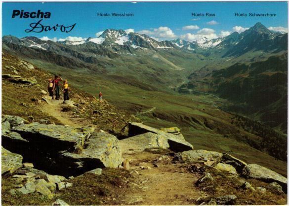 Ansichtskarten: Davos - Pischa – Gebraucht aus Binningen von Mountainrider