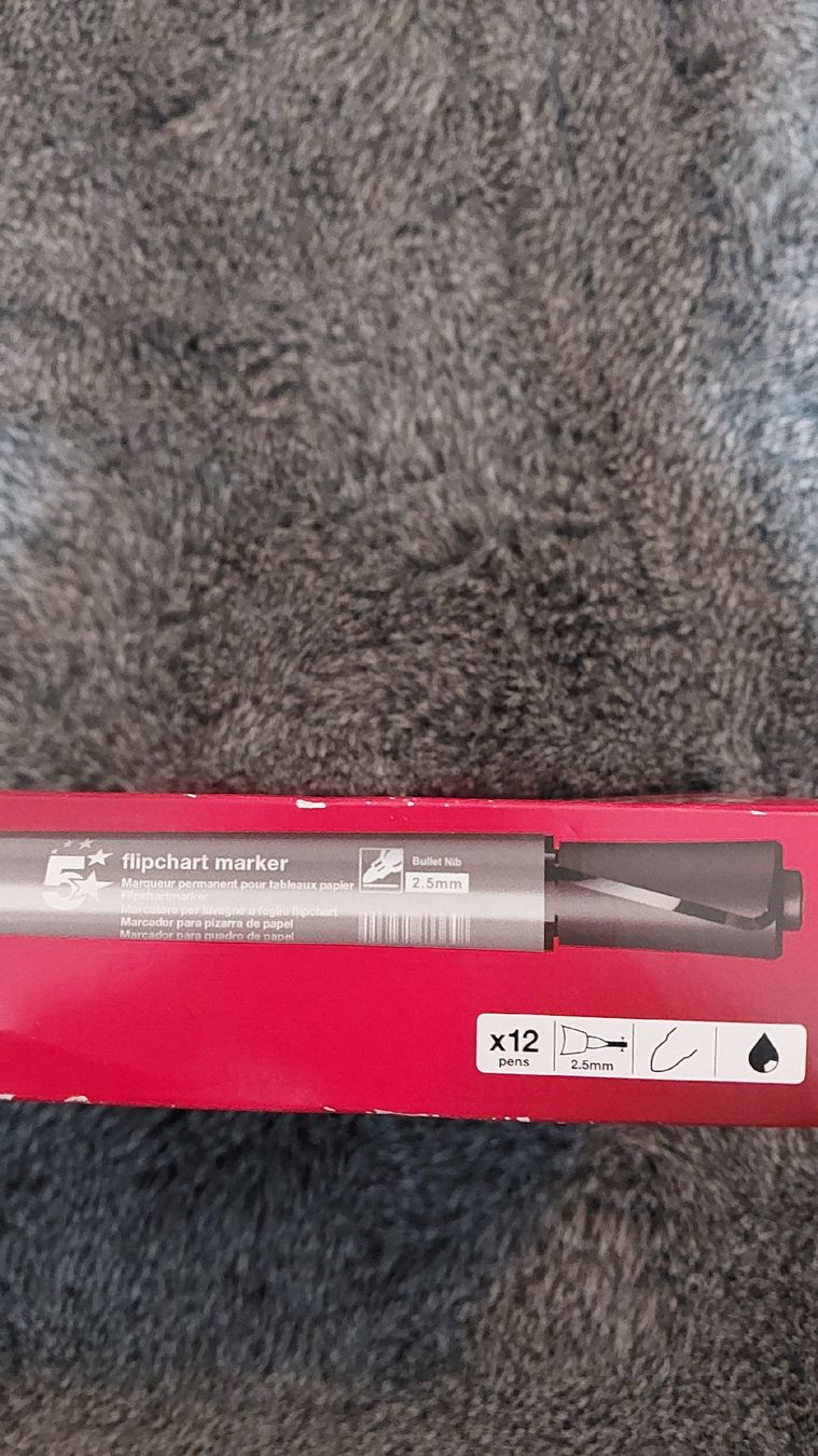 Penna & Evidenziatori: Flipchart Marker 5 Star - 12 Stk. - Neu ! – Nuovo (secondo la descrizione) da Winterthur venduto da martini001 6
