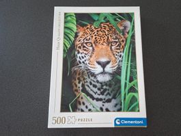 Jaguar Puzzle Clementoni, 500 Teile, Vollstaendig!