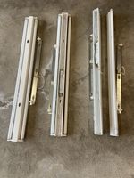 4 Leuchten, Leuchtstoffröhren, inkl. Montagematerial, voll f