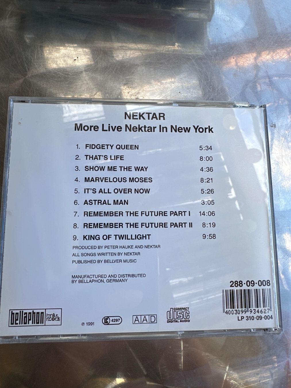 CD: More Live Nektar New York, CD – Usato da Uster venduto da Macita56 1