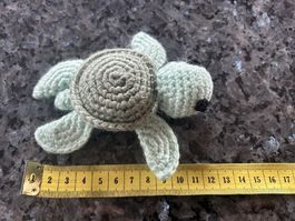 Häkeltier Amigurumi kleine Schildkröte