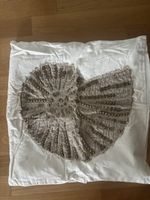Kissenhülle mit dekorativem Muschelsujet 50x50