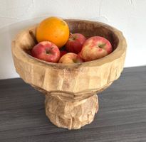 Grosse Holzschale,  gemarkt living