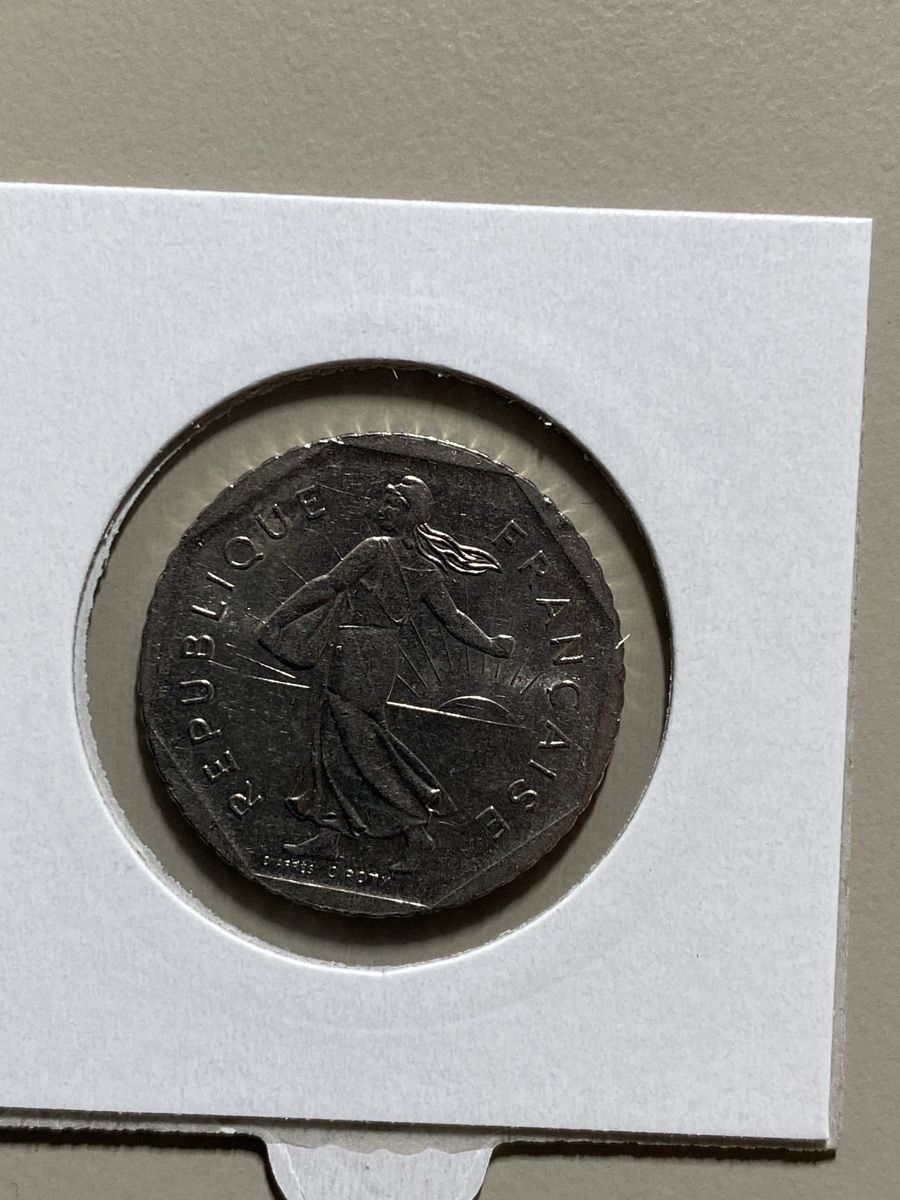 Alle Münzen: France - 2 francs - 1980  – Gebraucht aus Payerne von Mike1682 1