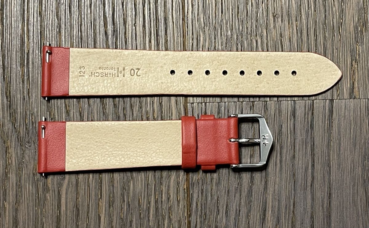 Bracciali & Braccialetti: 1 Stk. HIRSCH Kalbsleder Uhrenband TORONTO 16 oder 20mm – Nuovo e nell'imballaggio originale da Embrach venduto da selfie13 4