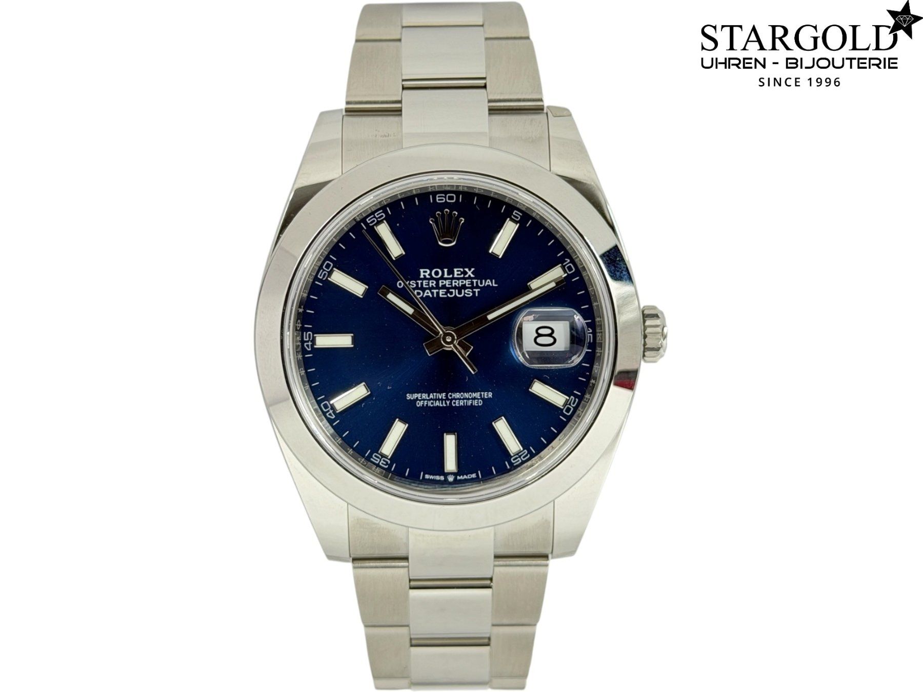 Rolex Montres: Rolex Datejust 41 blue - 126300 – D'occasion à Zürich par Stargold-Uhren