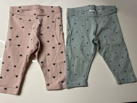 2 Paar Leggings H&M Gr. 68 (eher 62)