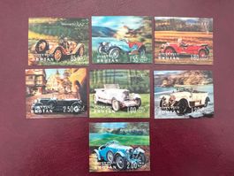 Bhutan 3D Oltimer Autos 1970 ** (4248)