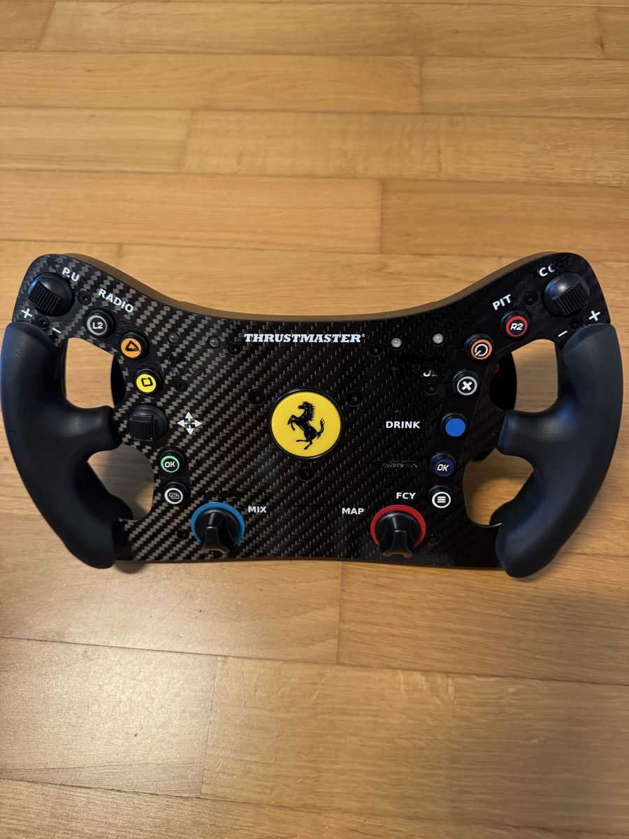 Sony Spiele: Thrustmaster: Ferrari 448 GT3 ad on Wheel – Gebraucht aus Zug von scorpiDRAGon