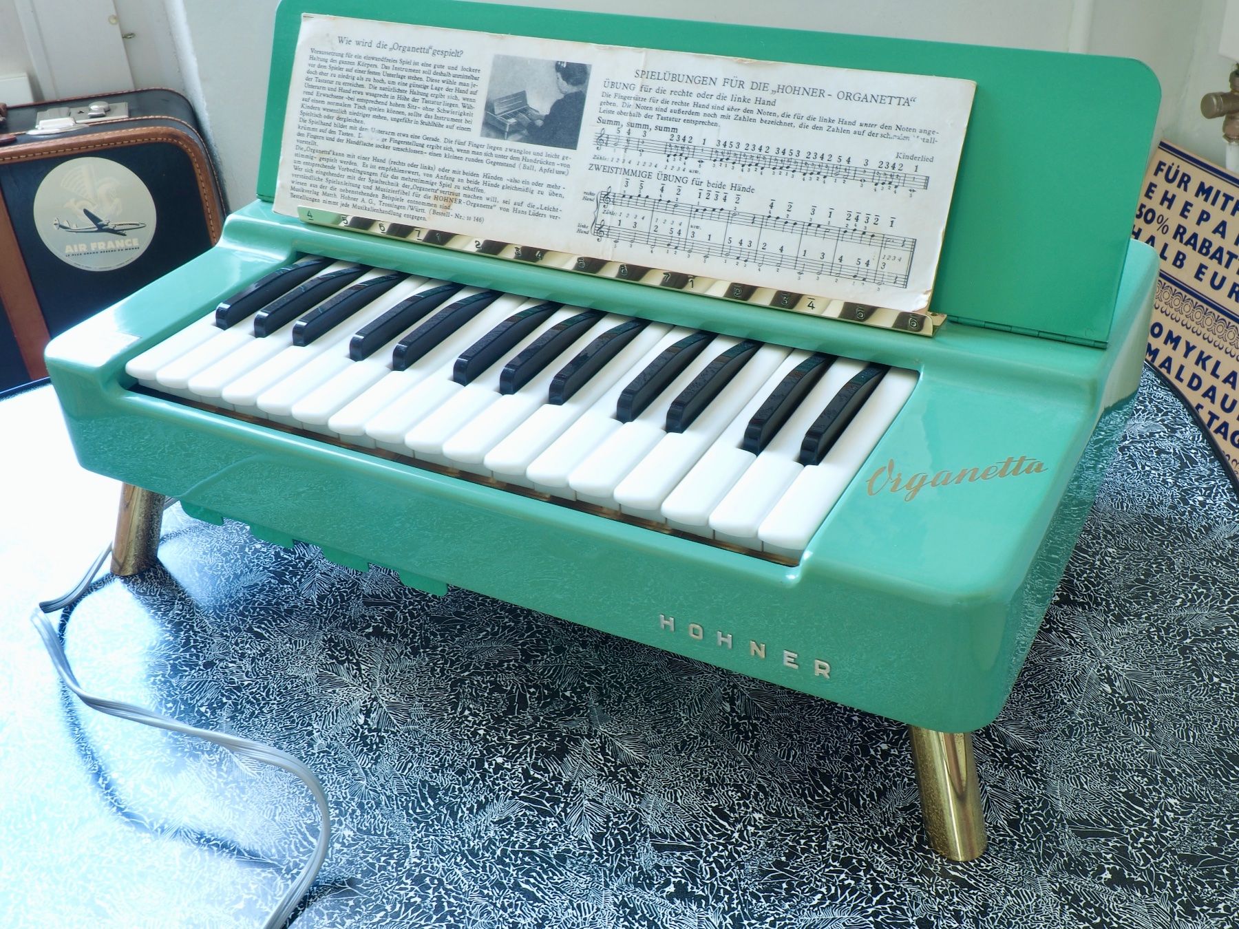 Hohner Strumenti musicali: Hohner Organetta Tischorgel , ca 1958 – Usato da Unterentfelden venduto da Organized 2