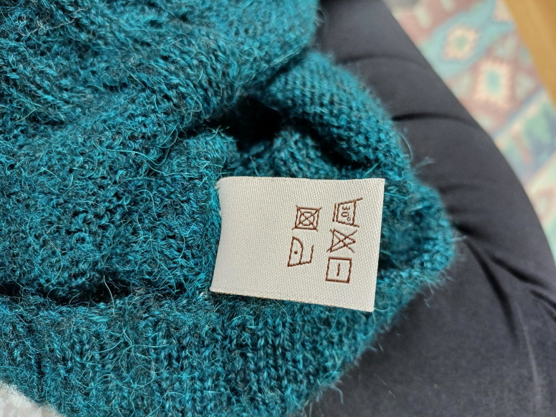 Maglioni & Felpe: Pullover Wollpullover 100% Alpaka lamamita Grösse S/M türkis – Nuovo (secondo la descrizione) da Elgg venduto da Flurinal 5