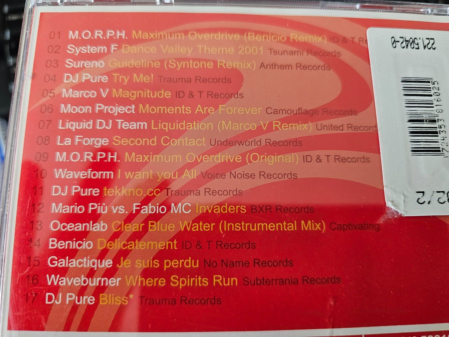 CD: DJ Pure-Red/streetparade/oxa – Usato da Bremgarten AG venduto da musiccollector 1