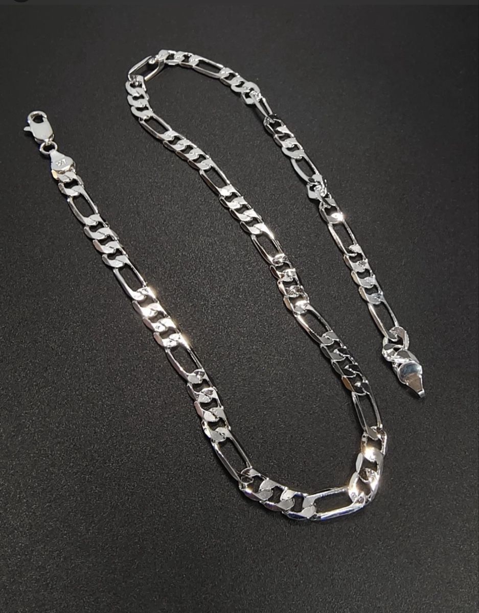 Catenine: Herrliche Kette 4Fach Versilbert 55cm, Karabinerverschl – Nuovo e nell'imballaggio originale da Basel venduto da triniswiss68 1