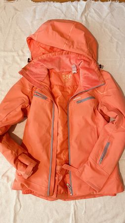 Wedze orange Skijacke, Größe M, in einwandfreiem Zustand