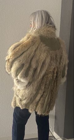 Manteau de fourrure Tsonas Furs beige-Kaki chic