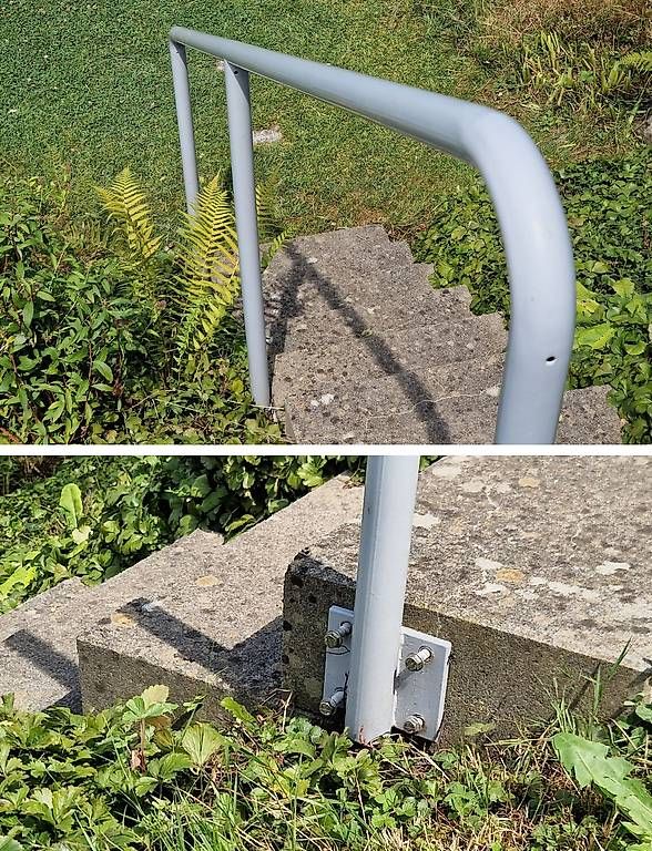 Balustrades: Geländer Garten Handlauf, metall, grau – D'occasion à Luzern par ricola50 3