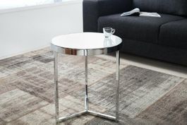 BEISTELLTISCH Art Deco Chrom Salontisch Sofatisch NEU SOFORT