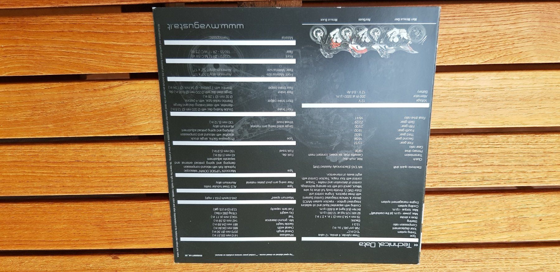 Documenti: Brochure/Prospekt MV Agusta Rivale 800 – Nuovo (secondo la descrizione) da posieux venduto da Avus02 1