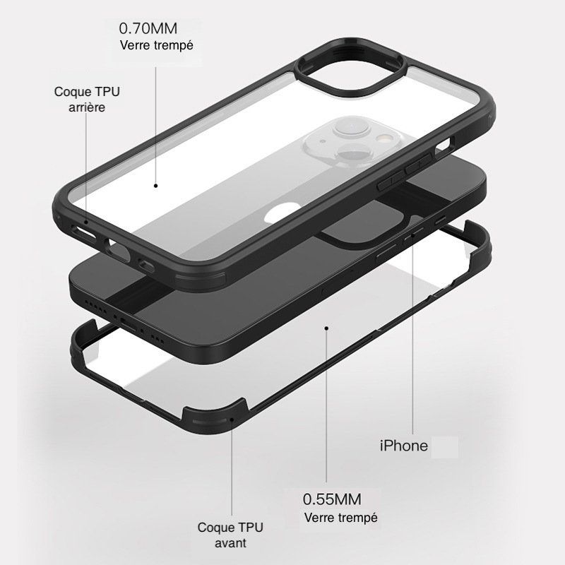 Cover & Protezioni schermo: iPhone 17 - coques double Protections intégrales – Nuovo e nell'imballaggio originale da Morges venduto da DigiAC 2