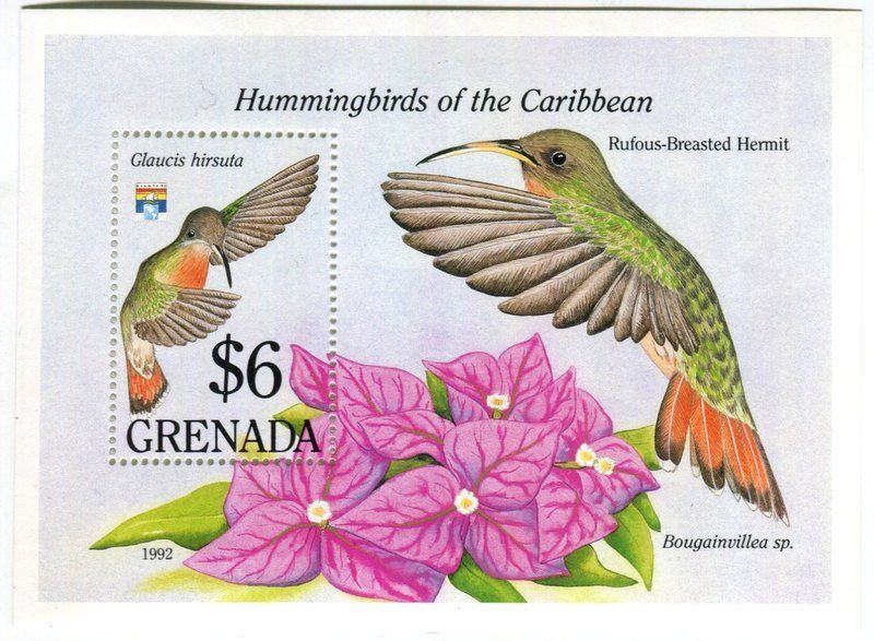 Tous les timbres: Block "Kolibri". Grenada – Neuf avec emballage d'origine à Basel par Butsch5