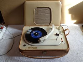 Thorens Plattenspieler Type CB 14, im Koffer Type 805