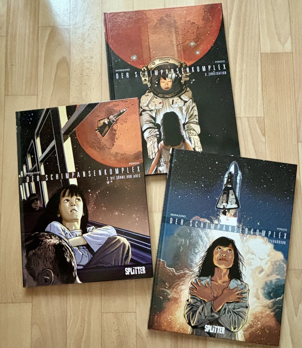 Comics: Der Schimpansenkomplex, 1-3 kpl. Splitter Sciencefiction – Gebraucht aus Kehrsatz von Raboy