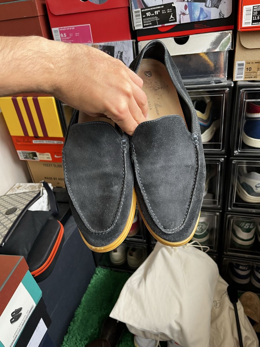 Loro Piana Scarpe da uomo: Loro Piana Summer Walk Navy – Usato da Genève venduto da 3M_JR 1