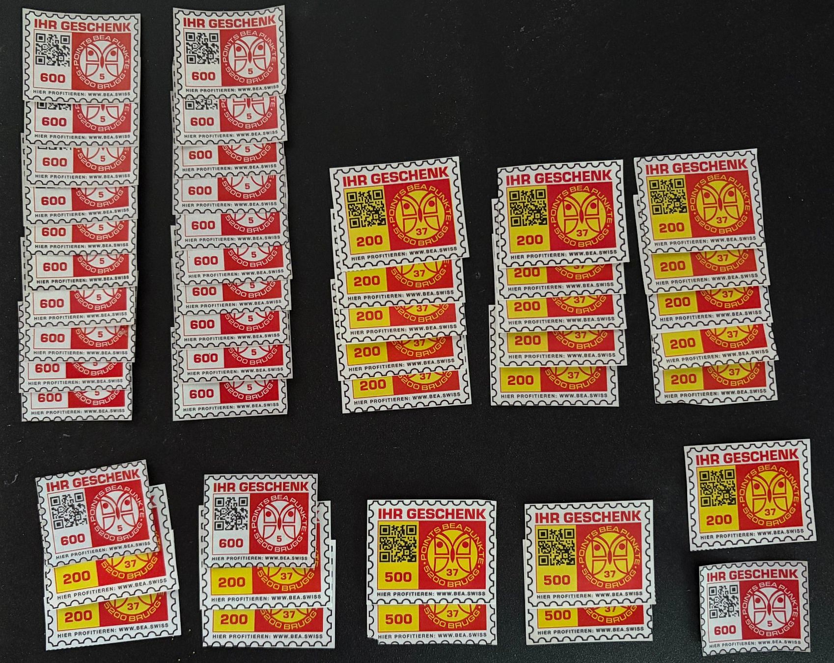 Bea Sammelmarken & -punkte: 19'800 Bea-Punkte – Neu (gemäss Beschreibung) aus Mettmenstetten von PB-8932