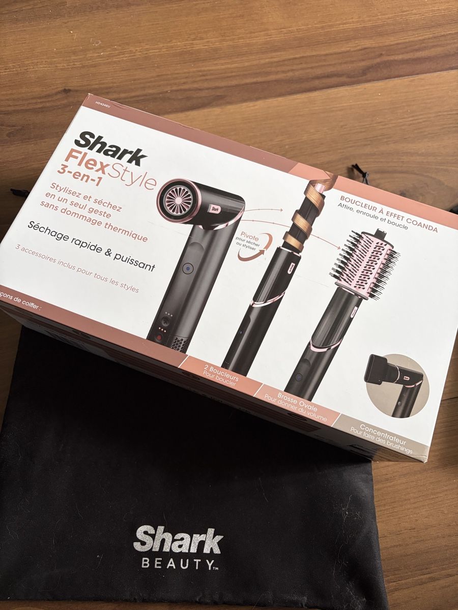 Piastre & Arricciacapelli: SharkFlexStyle 3-in-1 Haarstyler/Lockenstab – Nuovo (secondo la descrizione) da Breitenbach venduto da gift1
