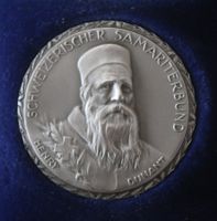 Jubiläums-Medaille Henry Dunant - Silber (0.925) 48 g