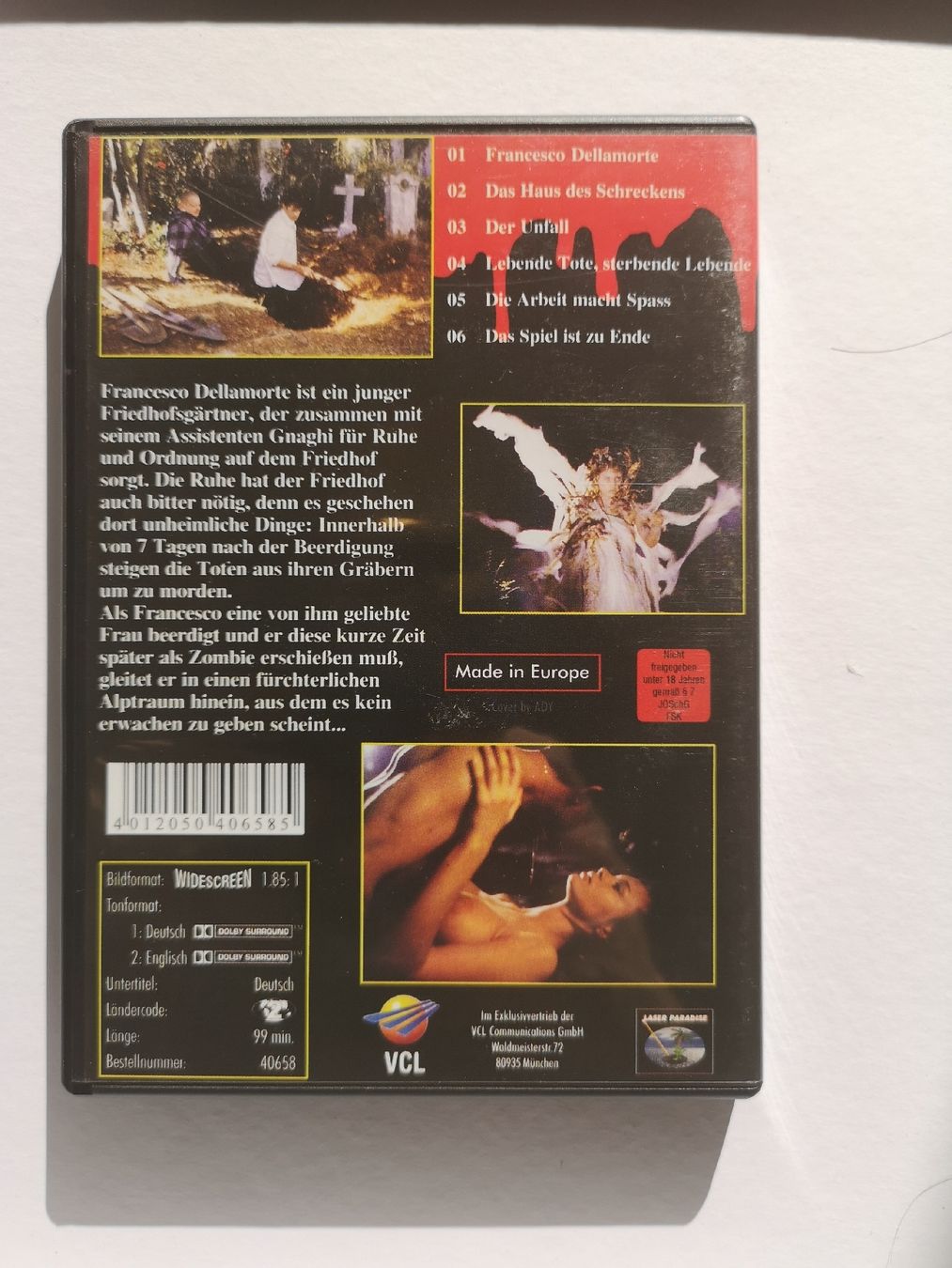 Tutti i DVDs: DVD Della Morte Dell Amore Red Edition – Usato da Tann venduto da Veebee6 1